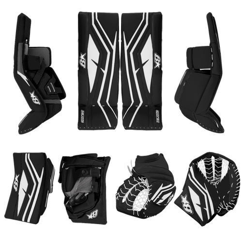 Brians Iconik Goalie Equipment - Custom Design Black/White Inspiration