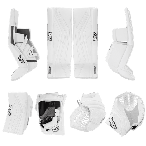Brians Iconik Goalie Equipment - Custom Design White/Default Inspiration