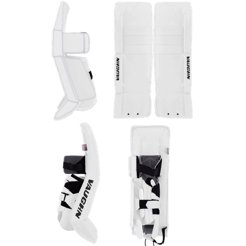 Vaughn Velocity Pro Carbon Iceberg Leg Pads - Custom Design White/Default Inspiration
