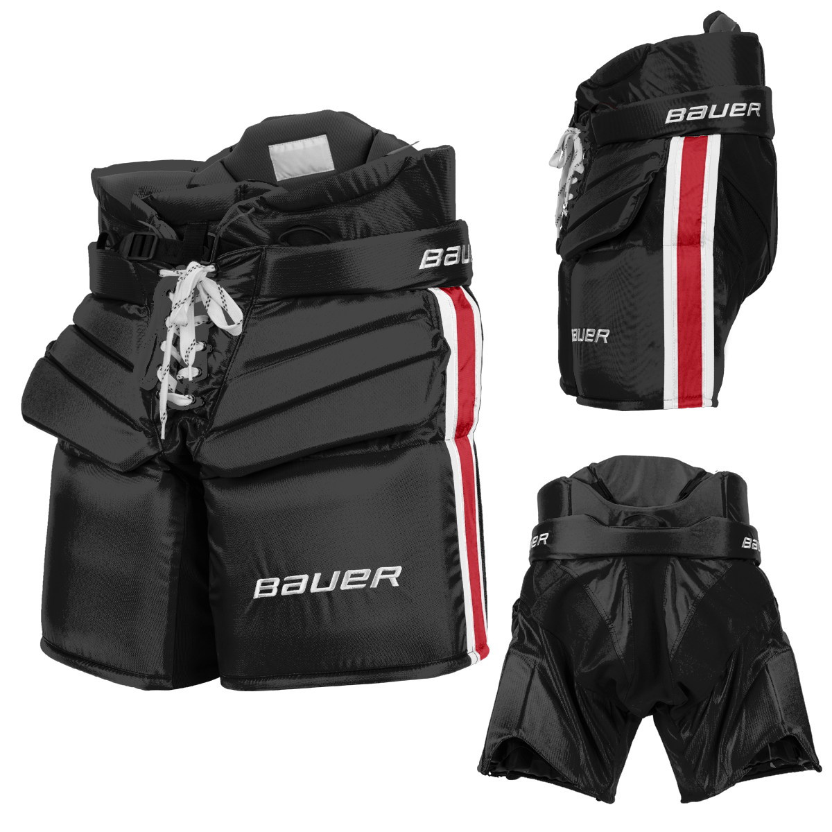 Bauer Pro Series Goalie Pants - Custom Design - Senior Chicago Inspiration