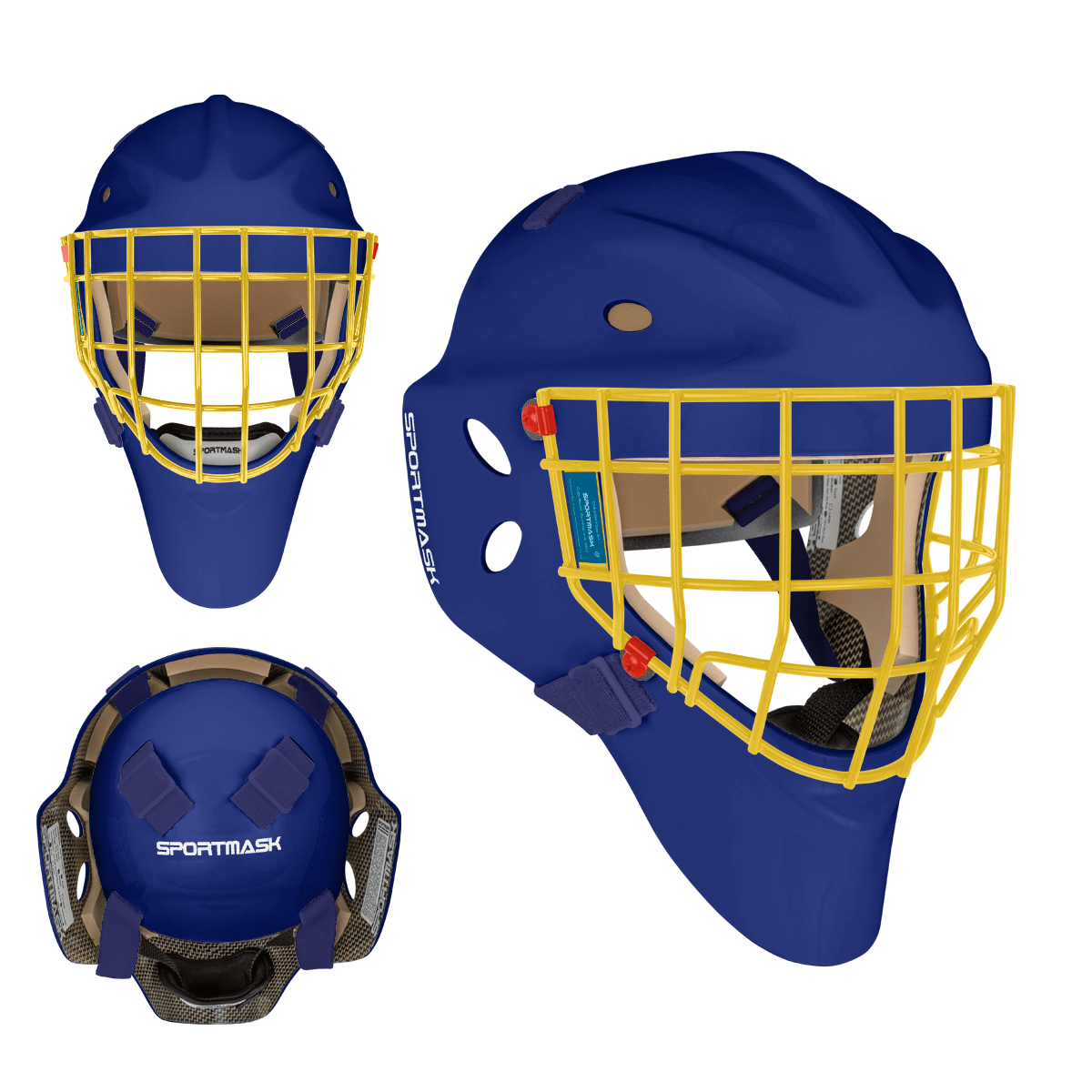 Sportmask T3 Goalie Mask - Custom Design - Senior St. Louis Inspiration
