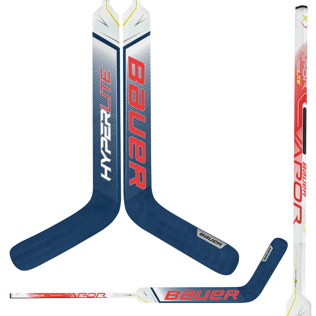 Bauer Vapor HyperLite Composite Goalie Stick - Custom Design New York Inspiration