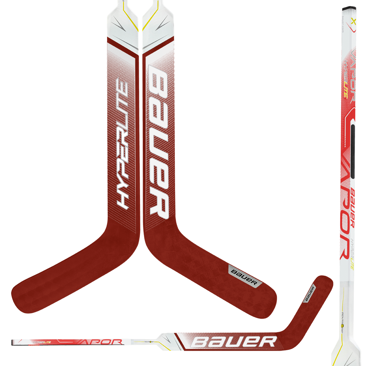 Bauer Vapor HyperLite Composite Goalie Stick - Custom Design Detroit Inspiration
