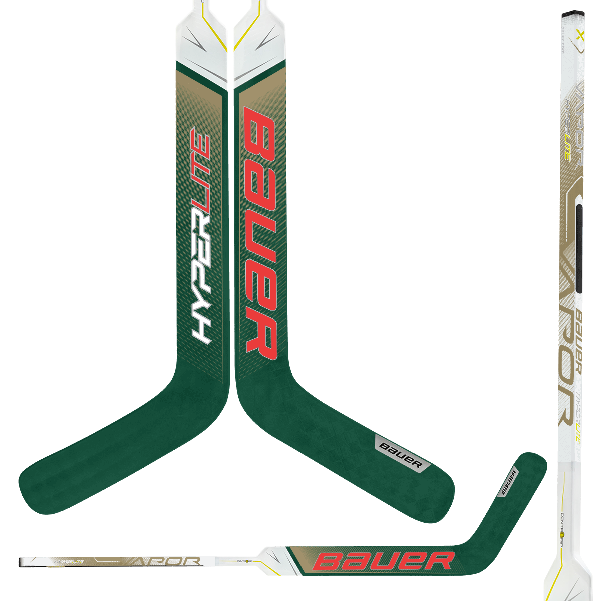 Bauer Vapor HyperLite Composite Goalie Stick - Custom Design Minnesota Inspiration