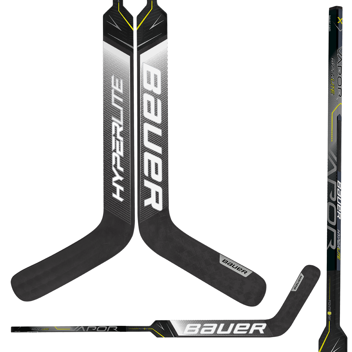 Bauer Vapor HyperLite Composite Goalie Stick - Custom Design Black/White Inspiration