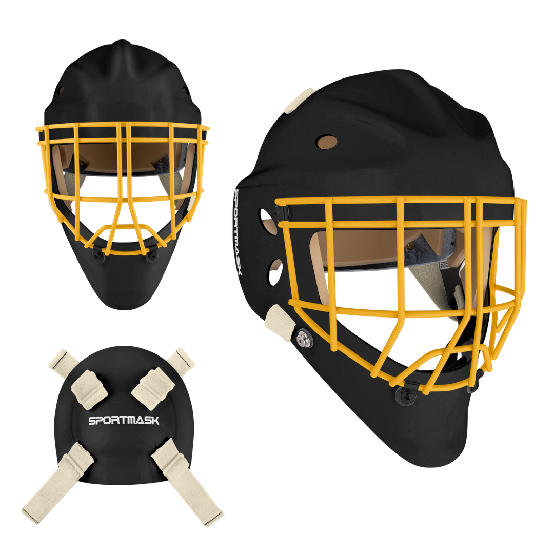 Sportmask Mage RS Non-Certified Goalie Mask - Custom Design - Senior Boston Inspiration