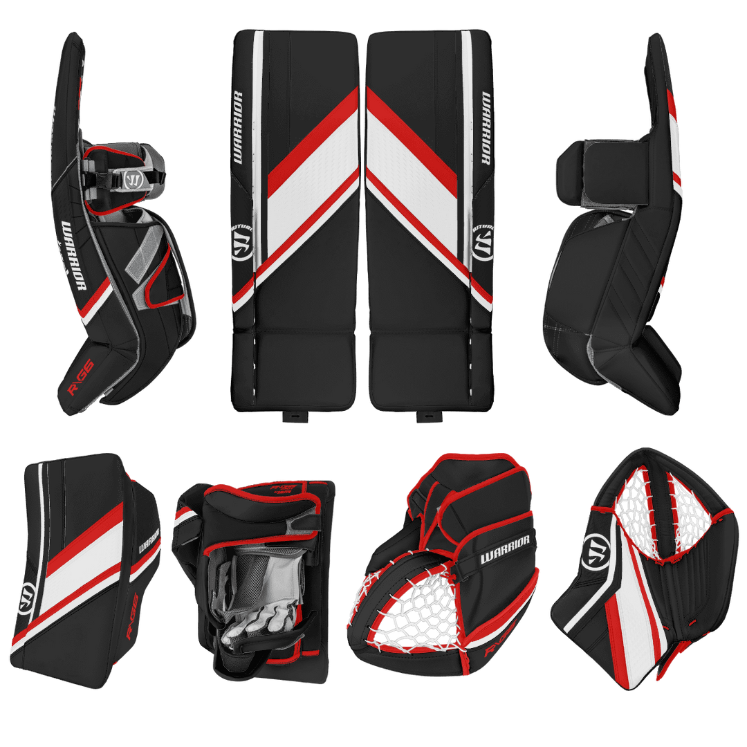 Warrior Ritual G6 Pro+ Goalie Equipment - Custom Design - Senior Chicago Inspiration