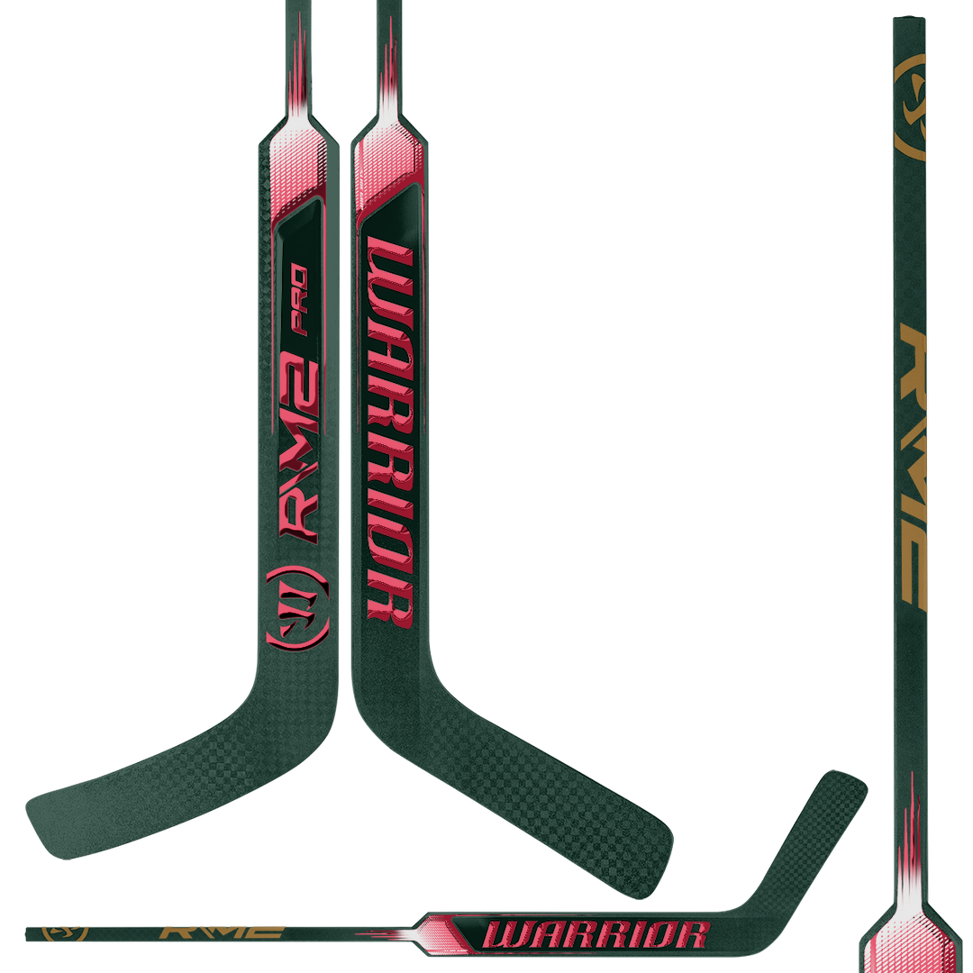 Warrior Ritual M2 Pro Composite Goalie Stick - 3 Pack - Custom Design - Senior Minnesota Inspiration