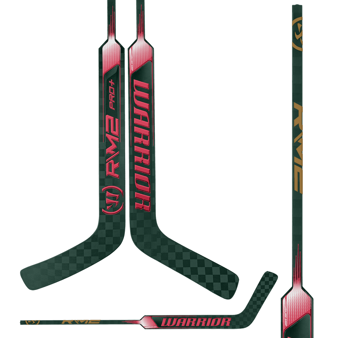 Warrior Ritual M2 Pro Plus Composite Goalie Stick - 3 Pack - Custom Design - Senior Minnesota Inspiration