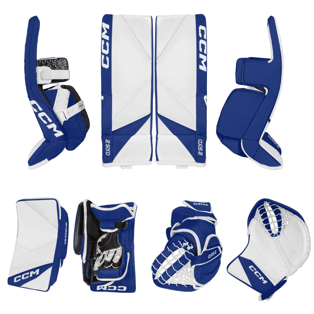 CCM Axis 2 Goalie Equipment - Total Custom - Symmetrical Custom Design - Intermediate Toronto Inspiration