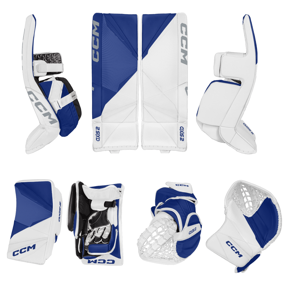 CCM Axis 2 Goalie Equipment - Total Custom Pro - Asymmetrical Custom Design - Senior Toronto Inspiration