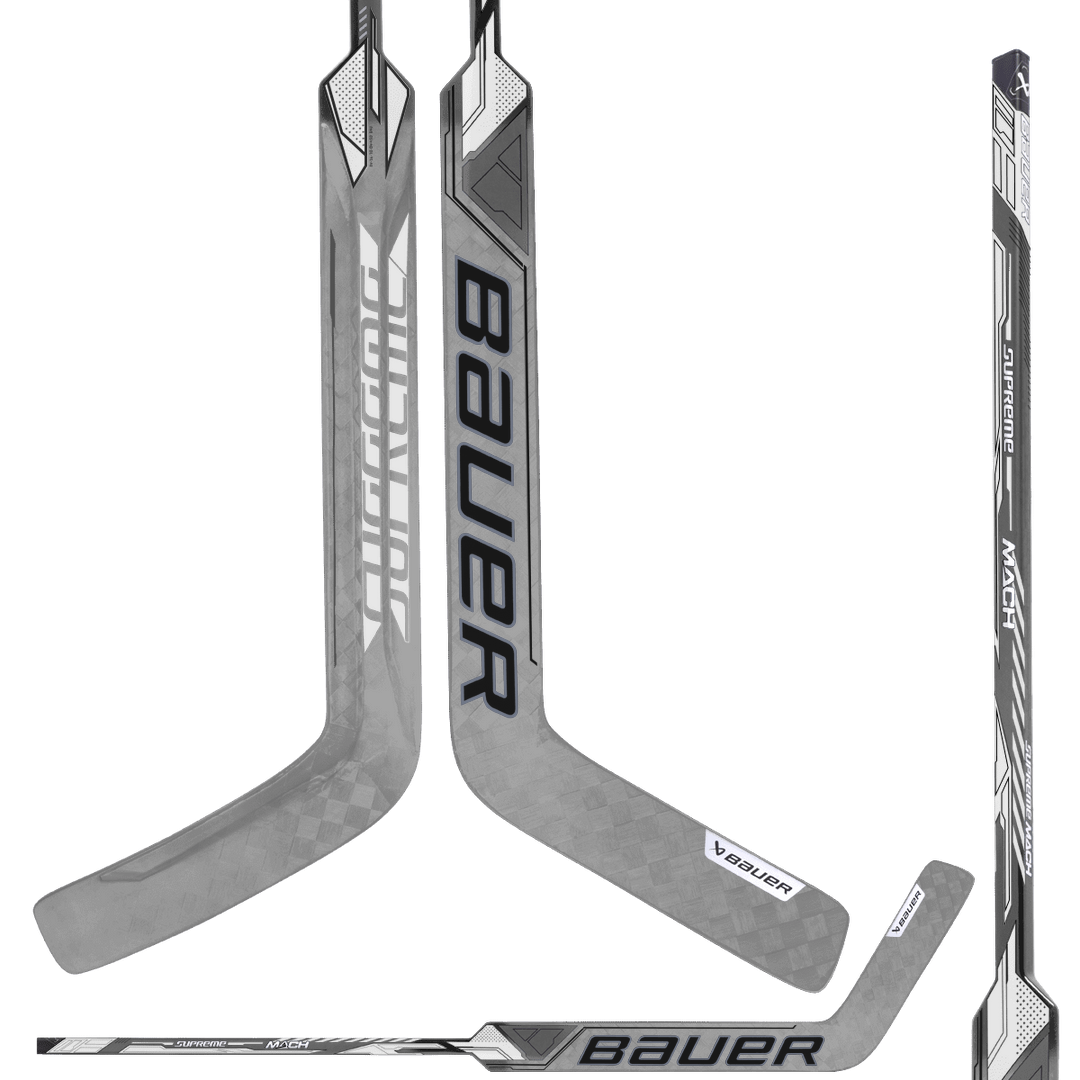 Bauer Supreme Mach Composite Goalie Stick - Custom Design Silver - Default Inspiration
