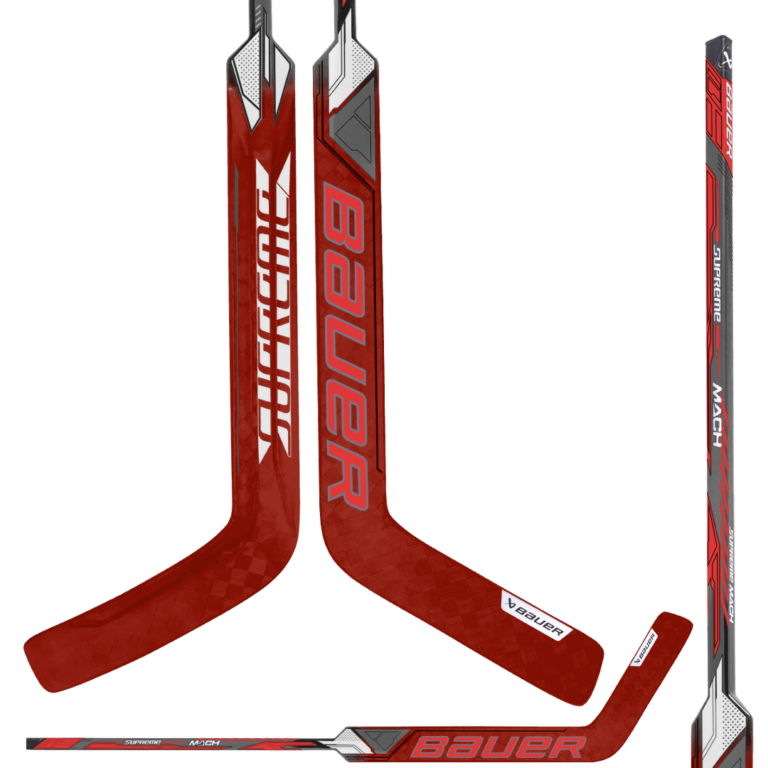 Bauer Supreme Mach Composite Goalie Stick - Custom Design Detroit Inspiration