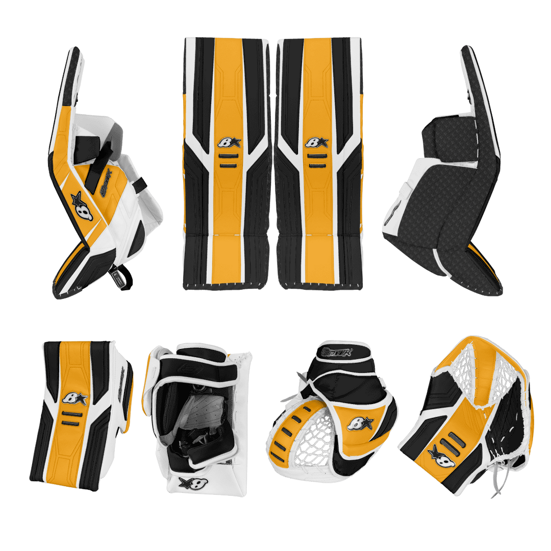 Brians Optik 3 Goalie Equipment - Custom Design - Senior Boston Inspiration