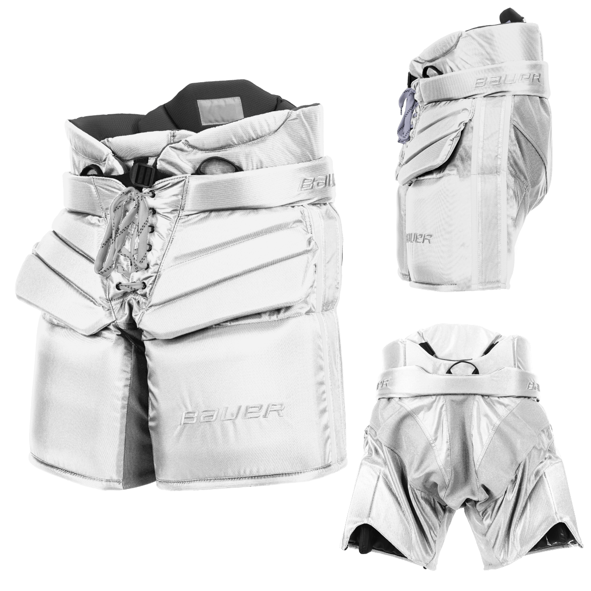 Bauer S23 Pro Series Goalie Pants - Custom Design - Senior White/Default Inspiration