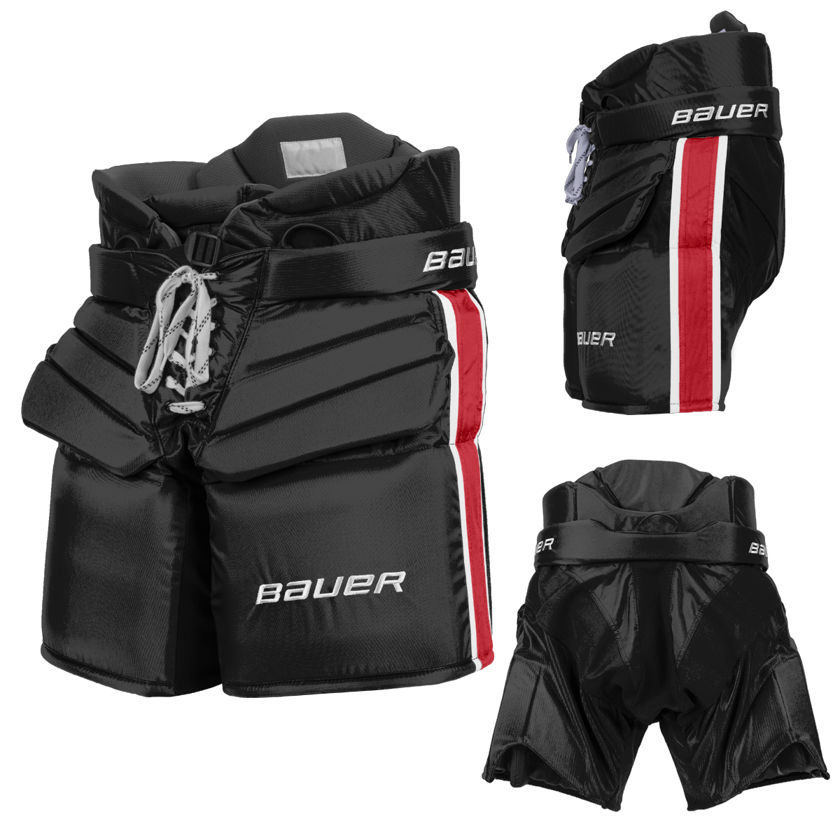 Bauer S23 Pro Series Goalie Pants - Custom Design - Senior Chicago Inspiration