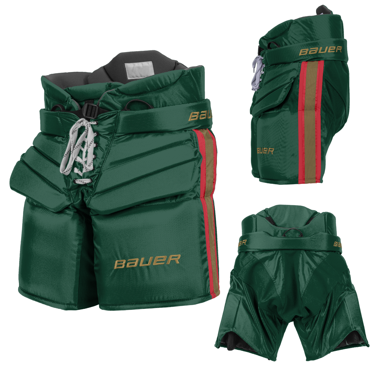 Bauer S23 Pro Series Goalie Pants - Custom Design - Senior Minnesota Inspiration