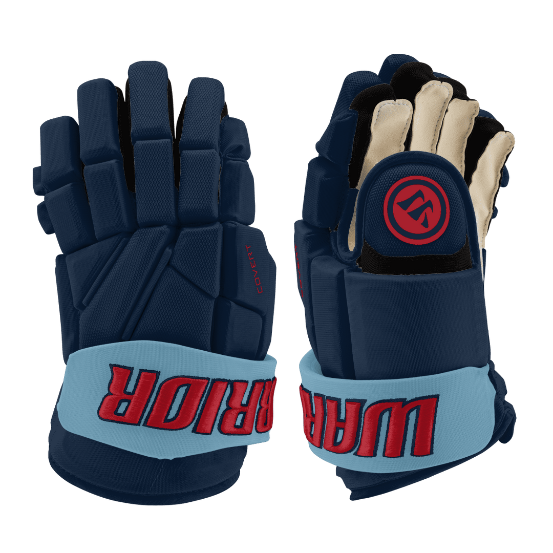 Warrior Covert Pro Hockey Gloves - Custom Design Seattle Inspiration