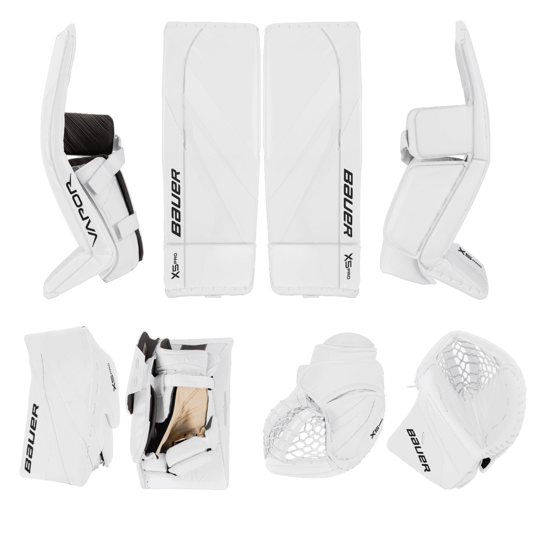 Bauer Vapor X5 Pro Goalie Equipment - Custom Design - Intermediate White/Default Inspiration