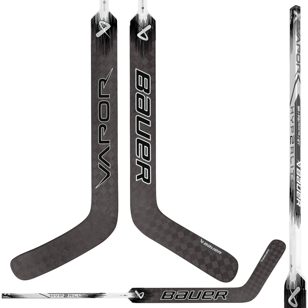 Bauer Vapor Hyp2rLite Composite Goalie Stick - Custom Design Black/White Inspiration